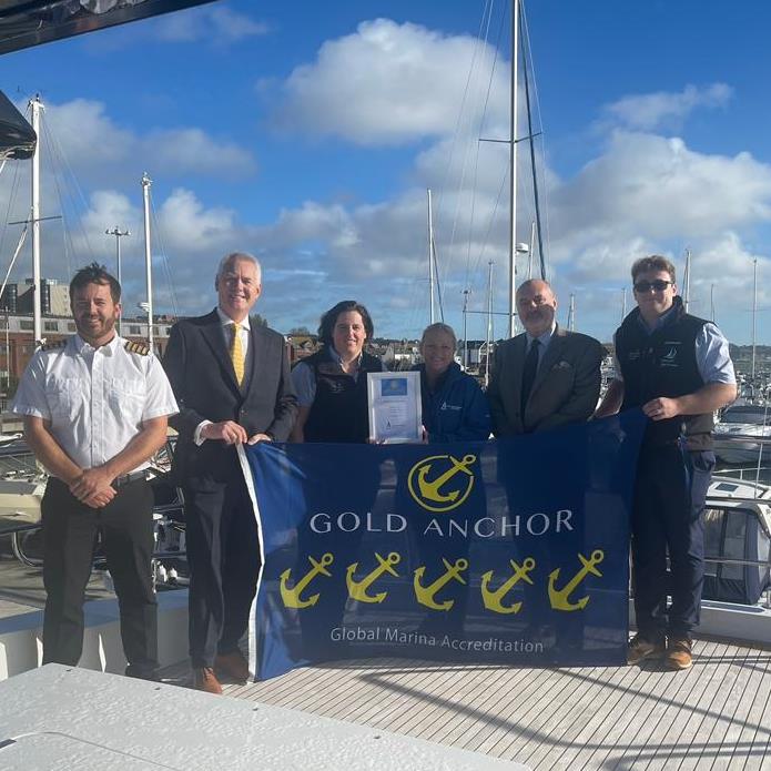Hayley Cloke, TYHA Executive was delighted to present the Superyacht Ready Certificate to Poole Quay Boat Haven on Tuesday.